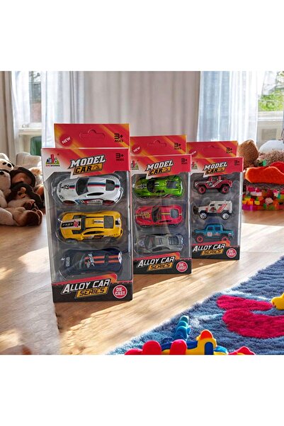 Fidan oyuncak 3 Lü Metal Araba Seti