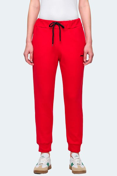 Slazenger Pantaloni de trening pentru femei VETERAN RBN roșii