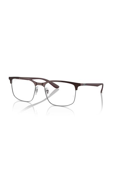 Ray-Ban Ray Ban Vista Unisex Square Eyeglasses- Rb 6518 - Lense Size:55mm - Brown On Gunmetal