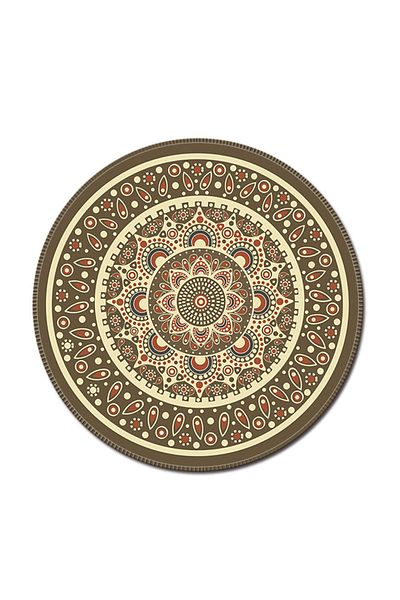 Generic وسادة ماوس دائرية ثلاثية الأبعاد مطاطية غير قابلة للانزلاق 08