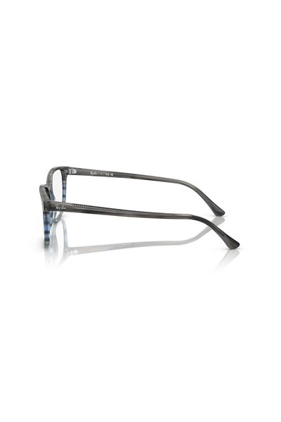 Ray-Ban Ray Ban Vista Unisex Square Eyeglasses- Rb 5418 - Lense Size:54mm - Striped Gray Gradient Blue