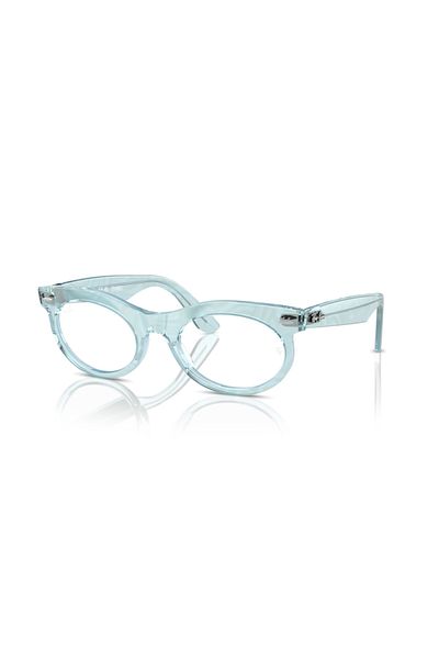 Ray-Ban Ray Ban Vista Unisex Oval Eyeglasses- Rb 2242v - Lense Size:50mm - Photo Waves Azure