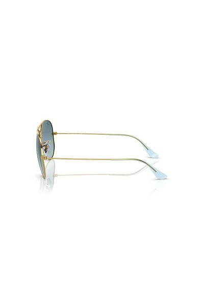 Ray-Ban Ray Ban Unisex Pilot Aviator Large Metal Sunglasses- Rb 3025 - Lense Size:58mm - Gold
