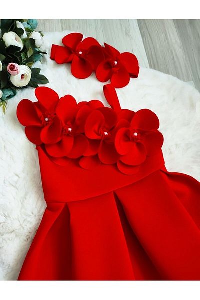 bright moon Rochie orhidee pentru fete