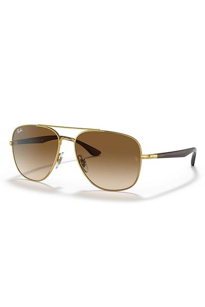 Ray-Ban نظارة شمسية راي بان مربعة للجنسين - Rb 3683 - مقاس العدسة: 56 مم - أريستا