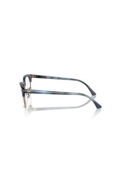 Ray-Ban Ray Ban Vista Unisex Square Eyeglasses- Rb 5154 - Lense Size:51mm - Striped Blue On Rosegold