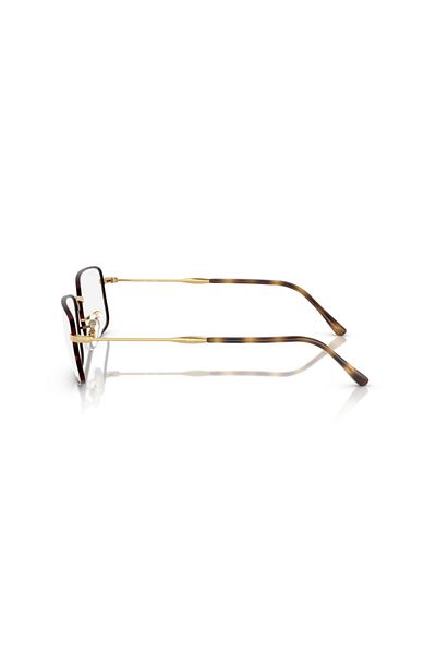 Ray-Ban Ray Ban Vista Unisex Irregular Eyeglasses- Rb 3746v - Lense Size:54mm - Havana On Gold