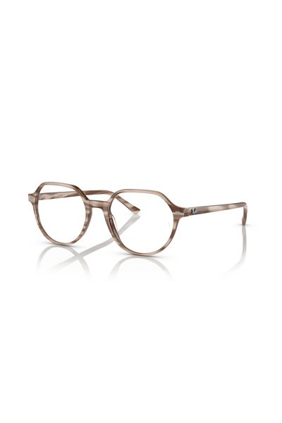 Ray-Ban Ray Ban Vista Unisex Square Eyeglasses- Rb 5395 - Lense Size:51mm - Striped Beige