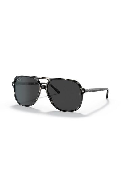 Ray-Ban Ray Ban Unisex Square Bill Sunglasses- Rb 2198 - Lense Size:60mm - Grey Havana