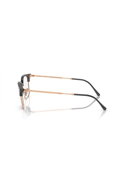 Ray-Ban Ray Ban Vista Unisex Square Eyeglasses- Rb 7216 - Lense Size:51mm - Dark Grey On Rose Gold