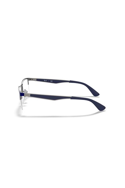 Ray-Ban Ray Ban Vista Unisex Rectangular Eyeglasses- Rb 6335 - Lense Size:54mm - Blue On Gunmetal