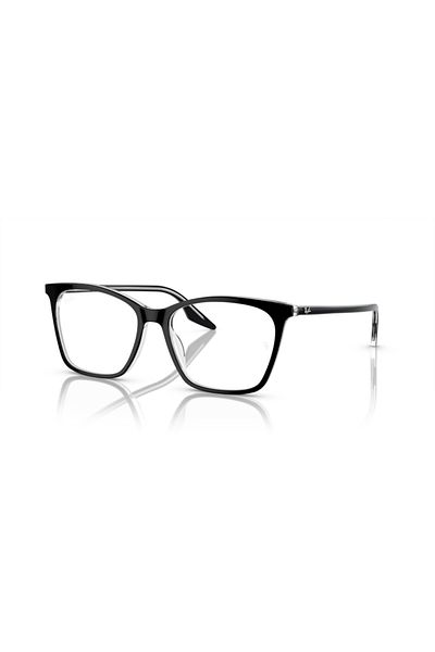 Ray-Ban Ray Ban Vista Woman Cat Eye Eyeglasses- Rb 5422 - Lense Size:54mm - Black On Transparent