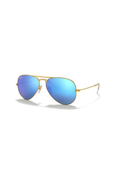 Ray-Ban Ray Ban Unisex Pilot Aviator Large Metal Sunglasses- Rb 3025 - Lense Size:62mm - Matte Arista