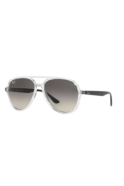 Ray-Ban Ray Ban Unisex Pilot Sunglasses- Rb 4376 - Lense Size:57mm - Transparent
