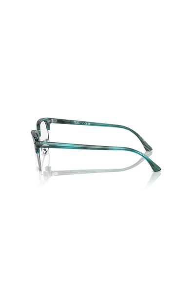 Ray-Ban Ray Ban Vista Unisex Square Eyeglasses- Rb 5154 - Lense Size:53mm - Striped Green On Silver