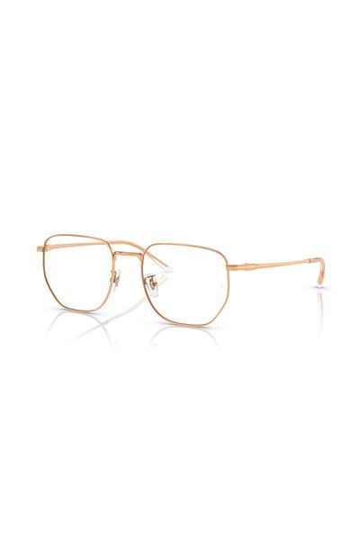 Ray-Ban Ray Ban Optical Unisex Irregular Eye Glasses- Rb 8776d - Lense Size:53mm - Rosegold