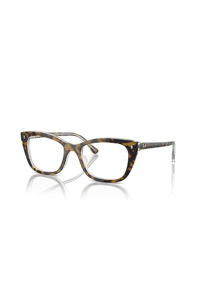 Ray-Ban Ray Ban Vista Woman Square Eyeglasses- Rb 5433 - Lense Size:52mm - Havana On Transparent