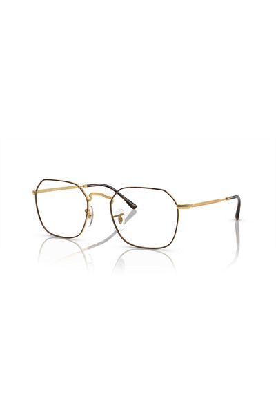 Ray-Ban Ray Ban Vista Unisex Irregular Eyeglasses- Rb 3694v - Lense Size:51mm - Havana On Gold