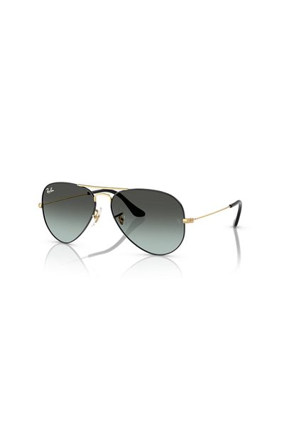 Ray-Ban Ray Ban Unisex Pilot Aviator Large Metal Sunglasses- Rb 3025 - Lense Size:62mm - Black On Arista