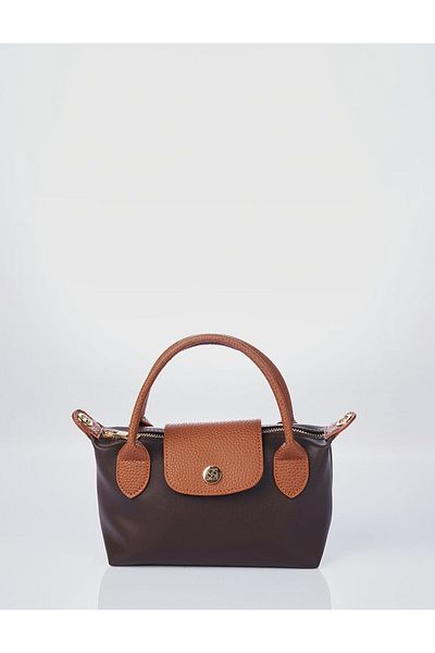 Kayra Small Size Faux Leather Cb Bitter Brown