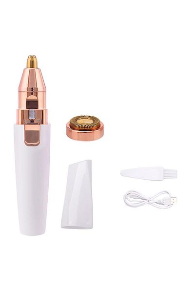 Easy Tedarik Double Headed Hair Removal Facial Chin Lighted Hair Removal Mini Pocket Hair Removal