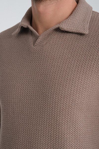 Store 100% Cotton Men's Shirt Collar Sweatshirt