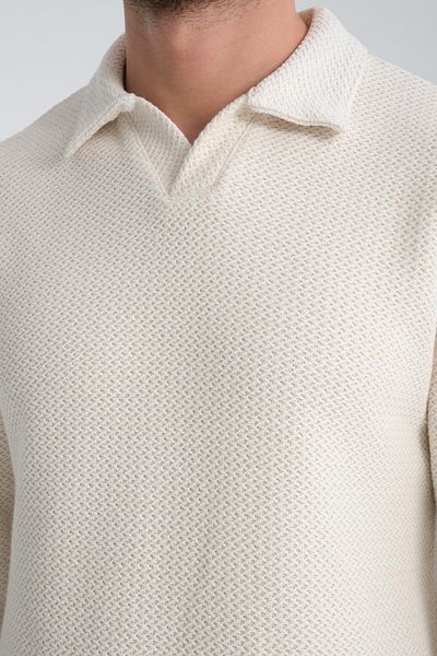 Store 100% Cotton Men's Shirt Collar Sweatshirt