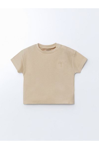 LC Waikiki Basic Waffle Baby Boy T-Shirt and Shorts 2-Pack