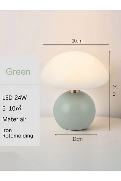 Choice Ch-01-green Wh A Pink/orange/red/white/beige Usb Socket Decorative Table Lamp For Room Light Decorat