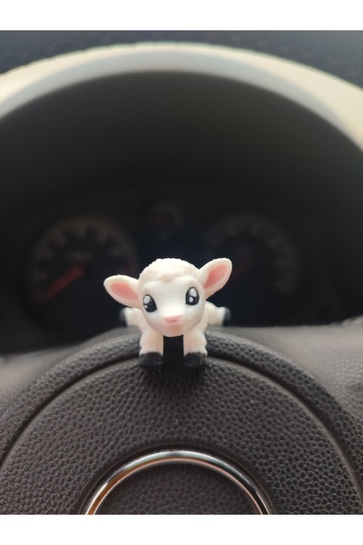 Minikbahcem Sevimli Kuzu Torpido Süsü Aksesuarı Dikiz Ayna Süsü