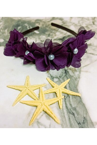 Lissa Aksesuar تاج ديزي موديل على التول الأبيض