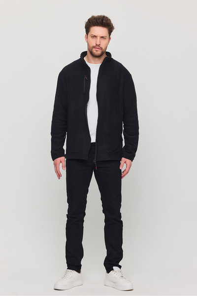 YXC Trend Maker Ανδρικό φλις μπουφάν εξωτερικού χώρου με 3 τσέπες με φερμουάρ