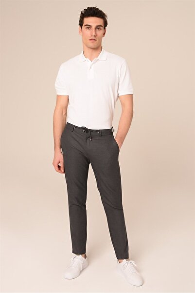 AGUSTİNİ Erkek Jogger Füme Renk Pantolon Slim Fit | Agustini