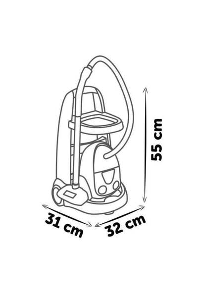 Smoby Temizlik Arabası Ve Elektrikli Süpürge