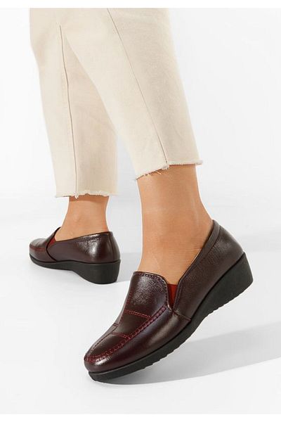 B T Shoes Mocasini dama Laurentina grena