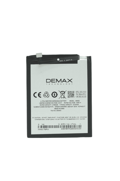 Meizu X8 Güçlendirilmiş Batarya BA852