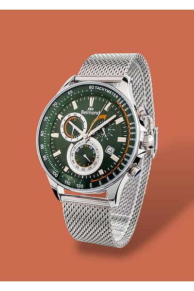 Belmond Original Functions Active 5 Atm Waterproof Mesh Cord Men's Wristwatch
