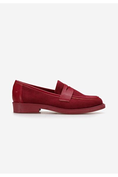 B T Shoes Loafer dama Canberra grena