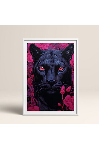HOMEPACK Pictură cu un singur cadru din lemn Pictură poster dintr-o bucată TK/1081