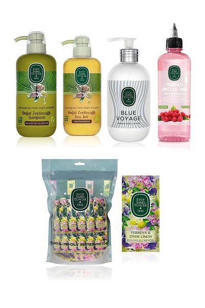 Eyüp Sabri Tuncer Eyüp Sabri̇ Tuncer Hair Care Series-Shampoo, Shower Gel, Tonic, Lotion, Wet Wipes 150Pcs