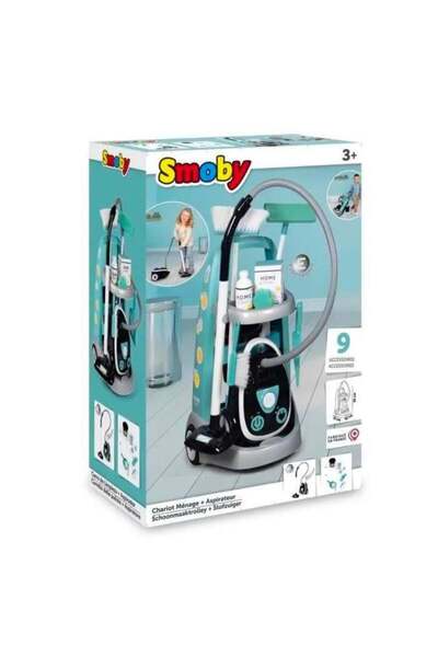 Smoby Temizlik Arabası Ve Elektrikli Süpürge