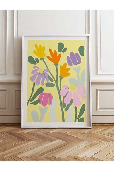 HOMEPACK Pictură cu un singur cadru din lemn Pictură poster dintr-o bucată TK/1067