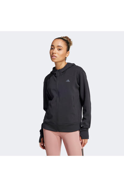 adidas Designed 4 Full Zip Women's Black Sweatshirt