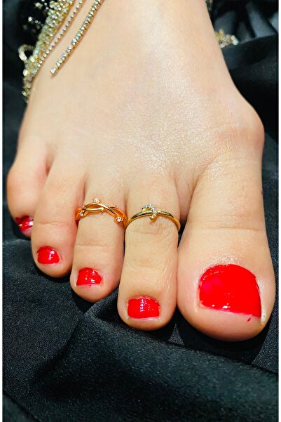 Armes Silver SARMAŞIK VE AY AYAK PARMAK YÜZÜĞÜ