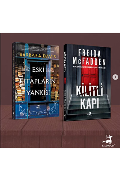 Olimpos Yayınları 2 Kitap / Kilitli Kapı - Eski Kitapların Yankısı (Freida Mc...