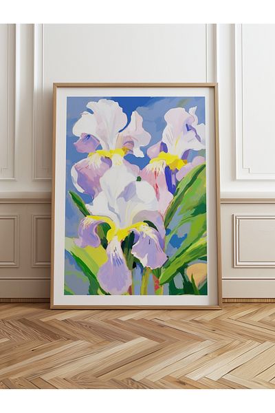 HOMEPACK Единична картина в дървена рамка, единичен плакат, картина TK/1076