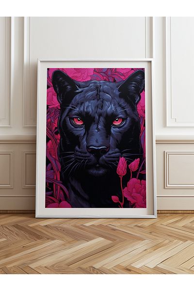 HOMEPACK Pictură cu un singur cadru din lemn Pictură poster dintr-o bucată TK/1081