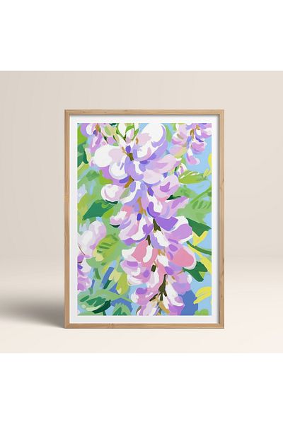 HOMEPACK Единична картина в дървена рамка, единичен плакат, картина TK/1075