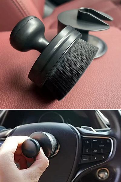 Buffer ®   Auto Detail Cleaning Brush Soft Feathered Cover Cleaning Brush