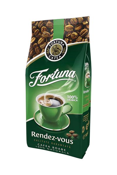 Fortuna Boabe de cafea Rendez-vous 100% Arabica, 1 Kg
